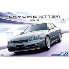 AOSHMA 1/24 NISSAN ER34 SKYLINE 25GT TURBO 05596