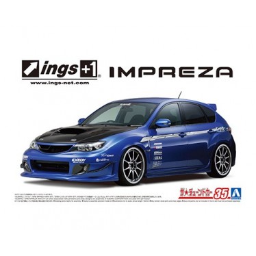 AOSHIMA 1/24 INGS GRB IMPREZA WRX STI 07 05875