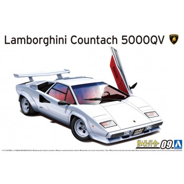 AOSHIMA LAMBORGHINI 1/24 '85 COUNTACH 5000QV 05945