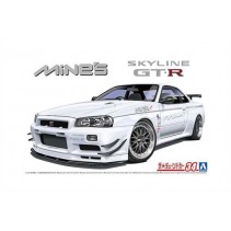 AOSHIMA 1/24 MINES BNR34 NISSAN SKYLINE GT-R '02 05986