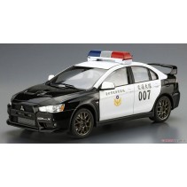 AOSHIMA 1/24 MITSUBISHI CZ4A LANCER EVO PATROL CAR 07 06282