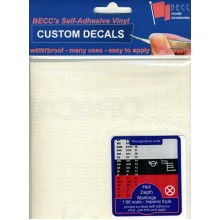 Hull Markings Imperial White 1:96