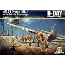 Italeri 1356 AS.51 Horsa Mk. I with British Paratroops D-Day Normandy 1944-2014