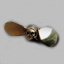 45mm M4 Threaded 2 Blade L/H Brass A-Type Propeller - Pt - 145-08