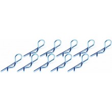 203000180 Ansmann Racing Body Clips - Small Blue (10pcs)