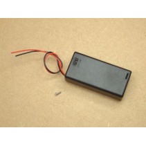 Enclosed Battery Box with Lead and Switch 21007