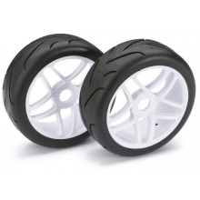 Wheels set buggy " Street" white 1:8 ( 2)