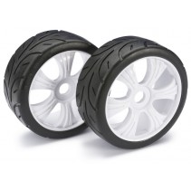 Wheel Set LP Buggy "Street" White 1:8 (2)