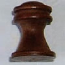 Walnut Capstan 14x20mm