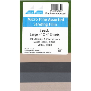 ALBION ALLOYS MICRO FINE SANDING KIT 353