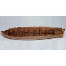 Wooden Life Boat 133x40x26mm (1) 36462