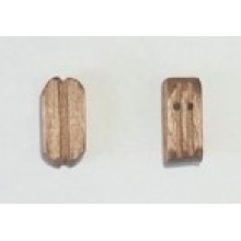 Walnut Double Block 3mm (10) 37050