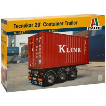 Italeri 20' Container Trailer 1/24 - IT3887