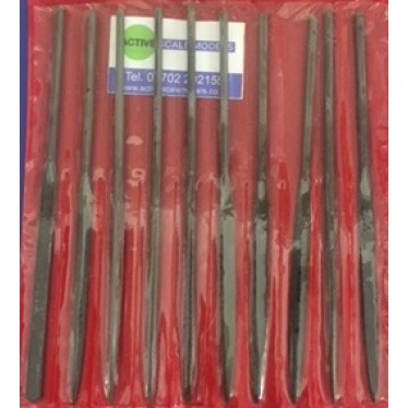 Steel Needle Files 140mm Medium Cut Assorted (10)