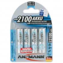 Ansmann maxE Rechargable Battery 4xAA 2100mAh 5035052