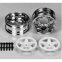 Tamiya 5 Spoke 2 Piece Wheels one pair 50672