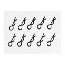 Tamiya 50956 7mm Snap Pin (10) Black