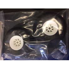 Aero White Wheels 2.5" 63mm 5507137
