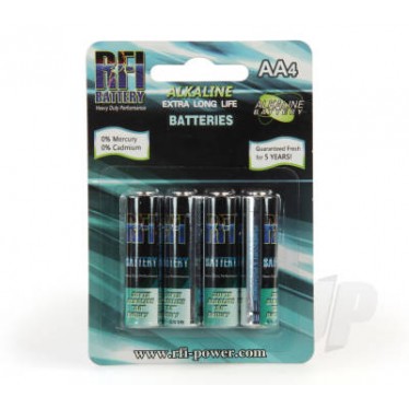 Alkaline AA Pencells Extra Long Life 1.5V (4)