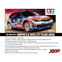 TAMIYA SUBARU IMPREZA WRX STI ARAI  XV-01 58528