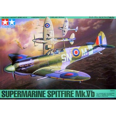 Tamiya 1/48 British Supermarine Spitfire MK.VB Plastic Kit 61033
