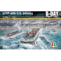 Italeri 6524 LCVP with US Infantry D-Day 1:35