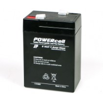 6V-4 AMP Powercell Gel Battery (Lead Acid)