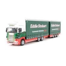 Oxford Diecast Scania Topline Drawbar Eddie Stobart 1/76