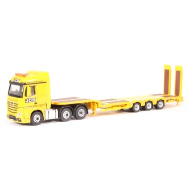 Oxford Mercedes Actros Semi Low Loader JCB 76MB010