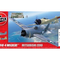 AIRFIX 1/72 GRUMMAN F-4F4 WILDCAT & MITSUBISHI ZERO A50184