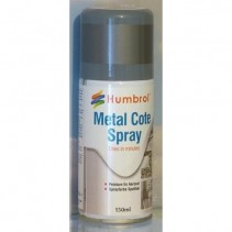 Humbrol 150 Spray Paint 27003 Polished Steel Metalcote