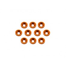 Arrowmax AM020042 Alu M4 Countersink Washer-Orange (10) Tools