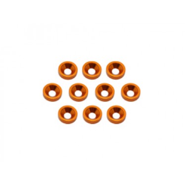 Arrowmax AM020042 Alu M4 Countersink Washer-Orange (10) Tools
