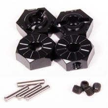 Axial Aluminium Hub Narrow 12mm Black (4) AX30427