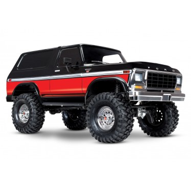 Traxxas Red TRX-4 Ford Bronco 1:10 RTD 4X4 Electric Trail Truck TRX82046-4-RED