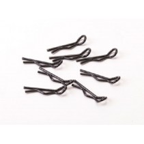 Core RC Small Body Clip 1/10 - Gloss Black (8) CR060