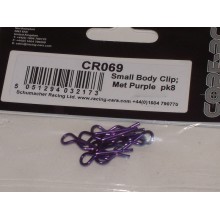 Core RC Small Body Clip 1/10 - Metallic Purple (8)
