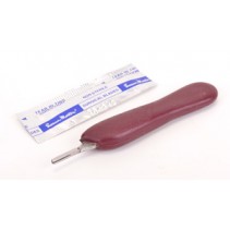 Core RC CR240 Plastic Scalpel Handle with 5 Blades - No 11