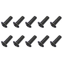 Core RC Steel Button Head Hex Screws M3 x 6 pk CR362
