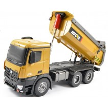 HUINA RC TIPPER/DUMP TRUCK 2.4G 10CH WITH DIE CAST CAB, BUCKETS & WHEELS CY1573