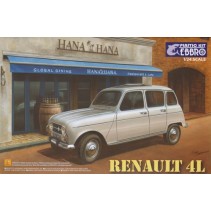 Ebbro E25002 Renault 4L Model Kit 1/24