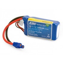 E-Flite EFLB13503S30 1350mAh 3S 11.1volt 30C LiPo 13awg EC3 Connector Battery