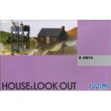 Fujimi F36037 House and Look Out Tower with Crew 1/76