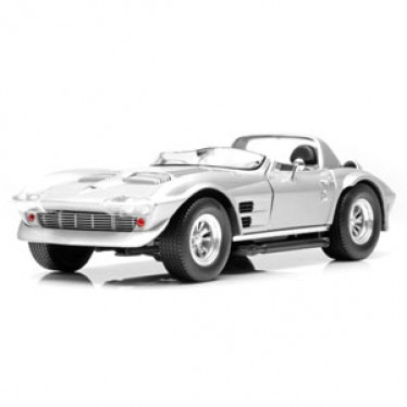 Fast & Furious Dom's Silver Chevrolet Corvette Grand Sport Diecast 1/18