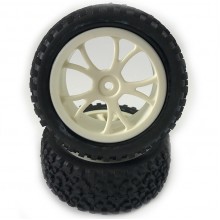 Fastrax 1:10 Mounted Front White 10-SP FAST0036W