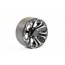 FASTRAX BEADLOCK KYLO 1.9 WHEELS - BLACK 2PC ALUMINUM FAST0137BK