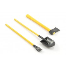 FASTRAX 3 PIECE PAINTED HAND TOOLS SHOVEL/AXW/PRY BAR FAST2339