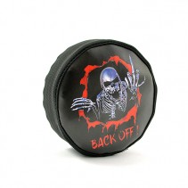 FASTRAX SCALE SKULL SPARE TYRE COVER 125MM/TRX4 FAST2377S