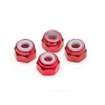 Fastrax M3 Red Locknuts FastM3R