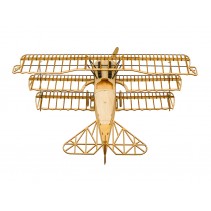 DW FOKKER DR1 TRIPLANE 1/18 BALSA STATIC MODEL KIT